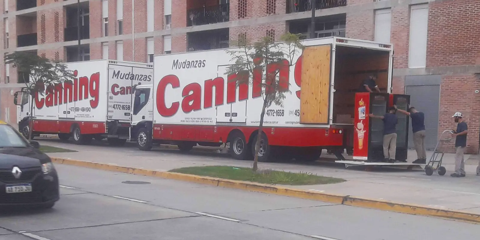 Mudanza desde Canning al interior del país