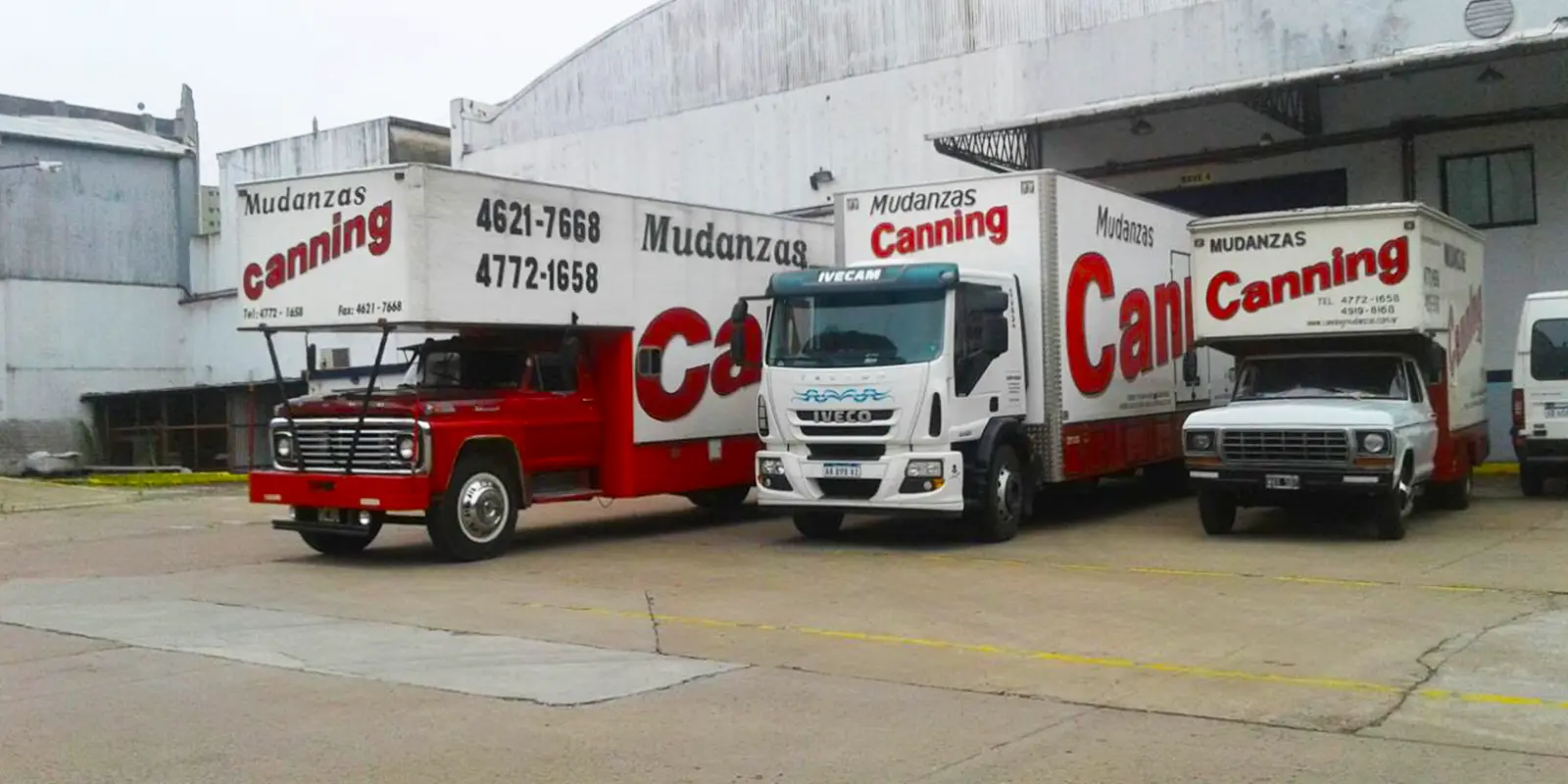 Mudanza desde Canning al interior del país