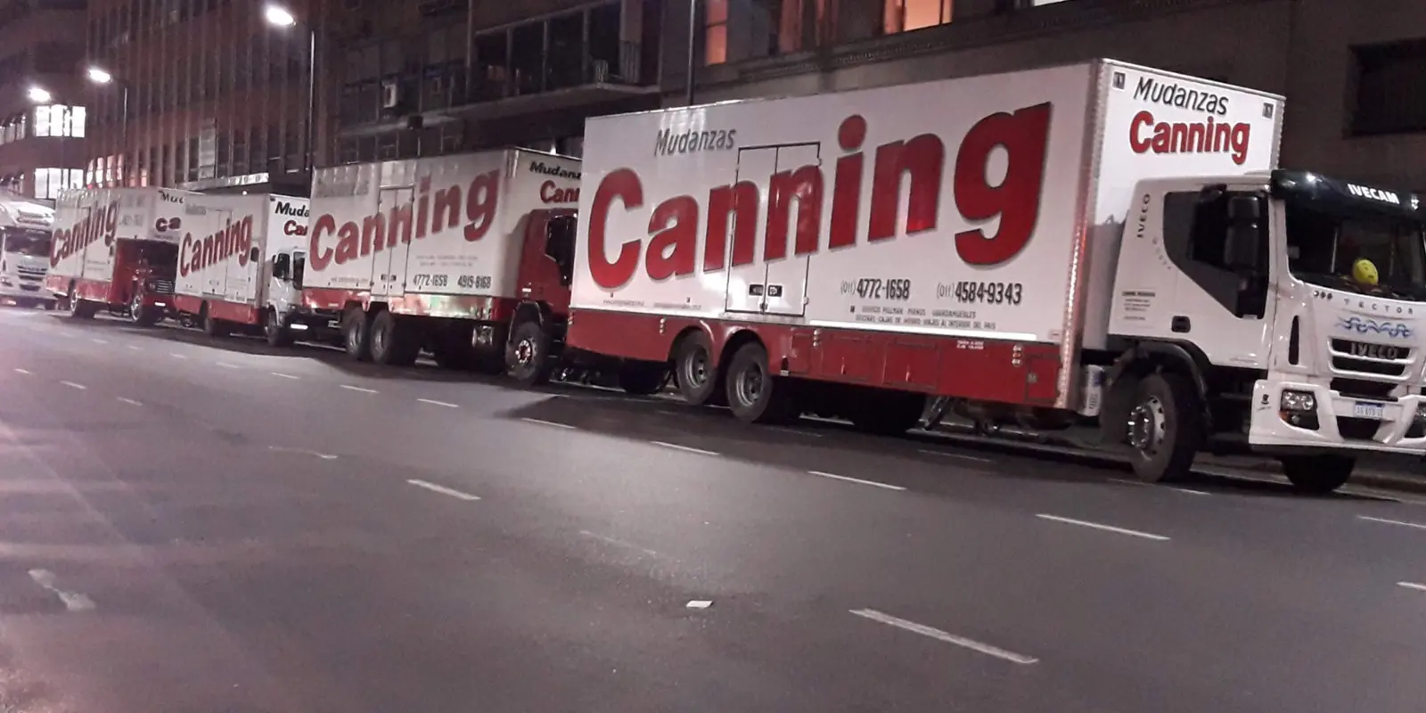 Mudanza desde Canning al interior del país