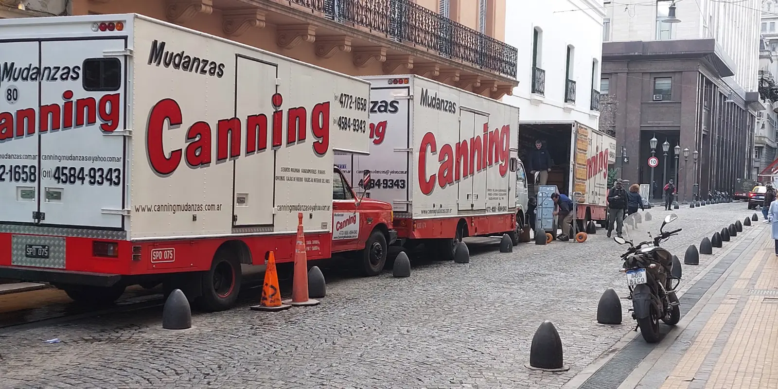 Mudanza desde Canning al interior del país