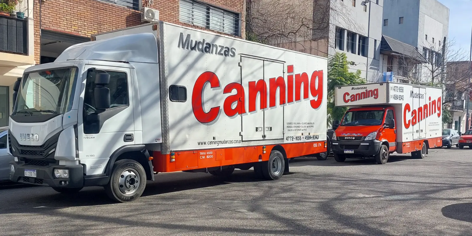 Mudanza desde Canning al interior del país