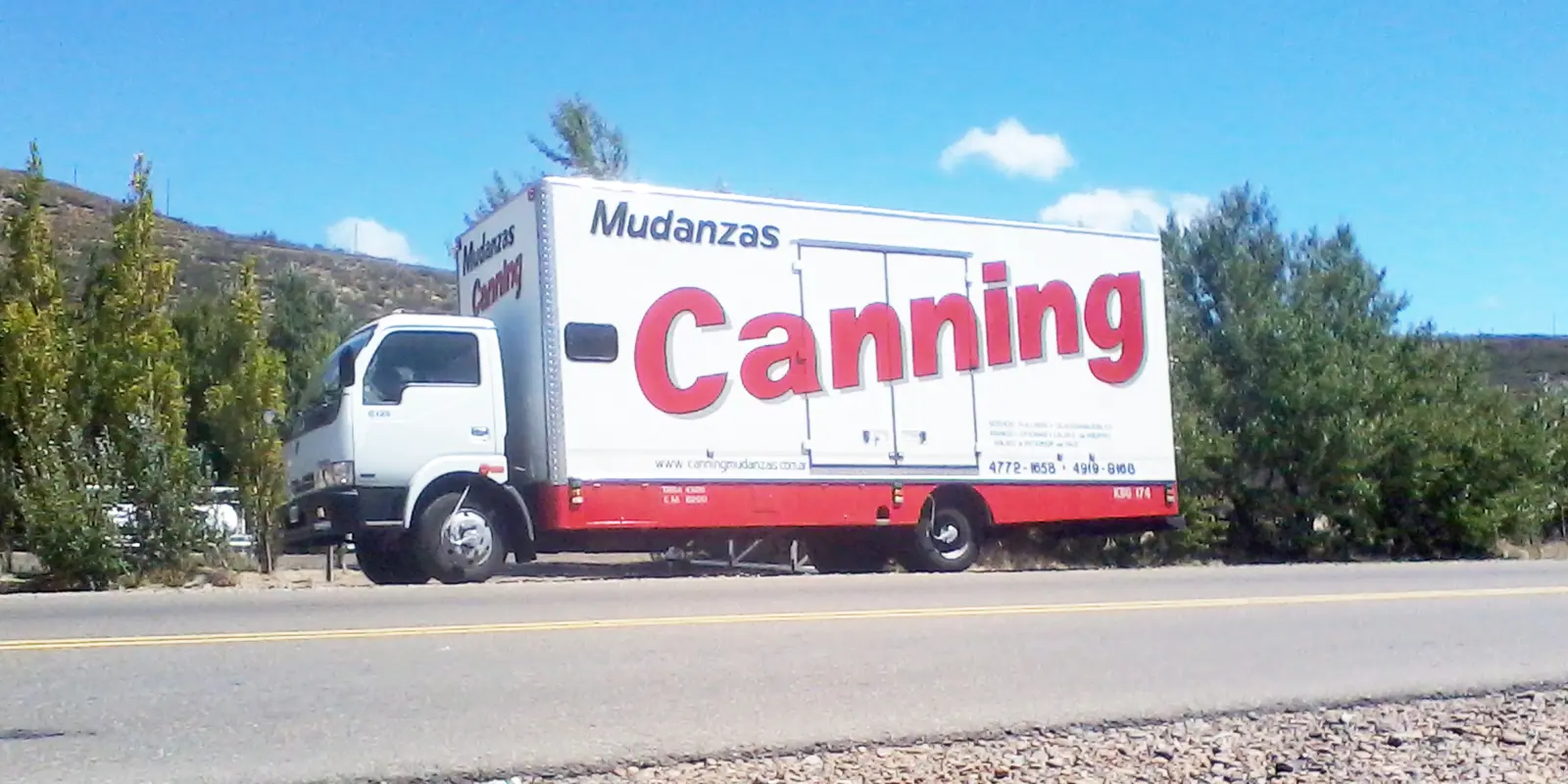 Mudanza desde Canning al interior del país