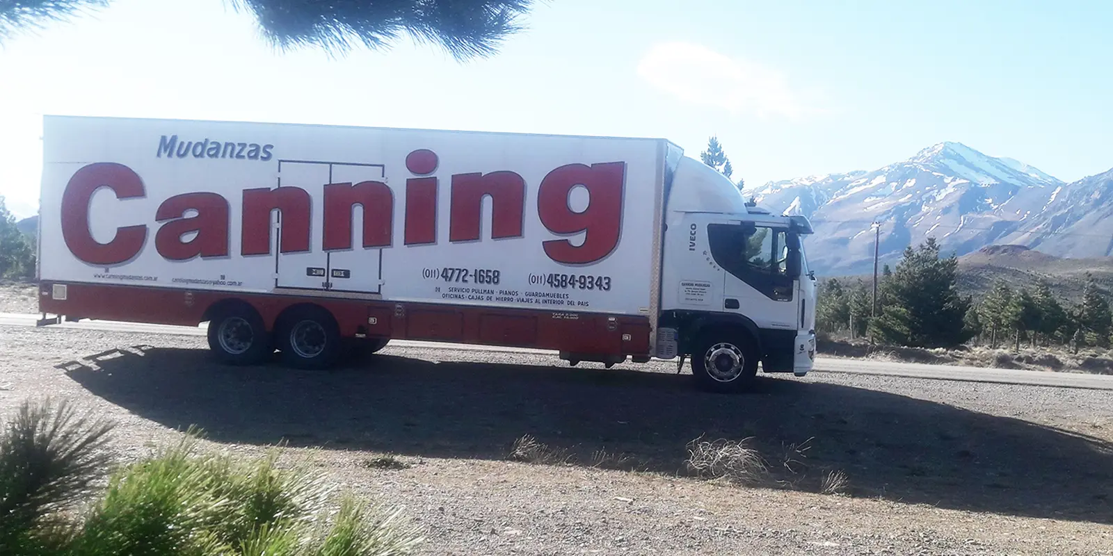 Mudanza desde Canning al interior del país