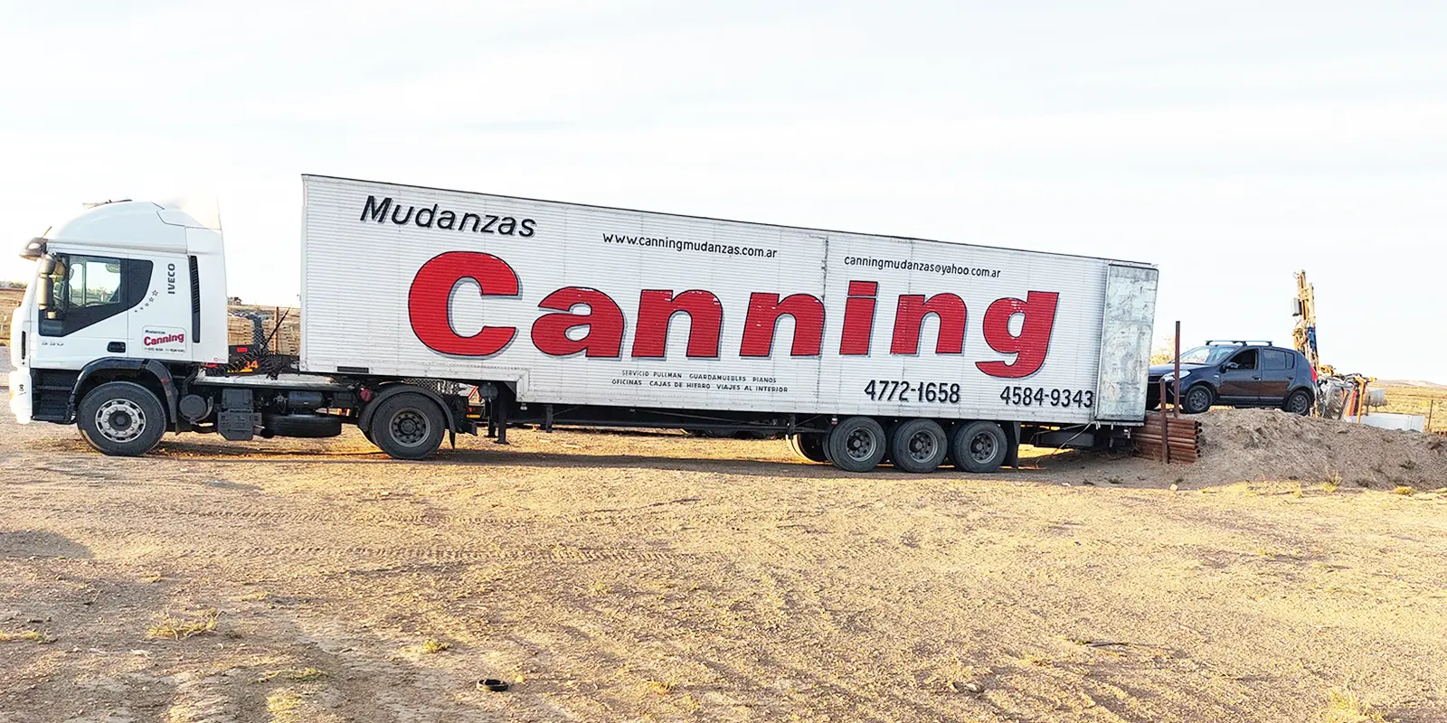 Mudanza desde Canning al interior del país